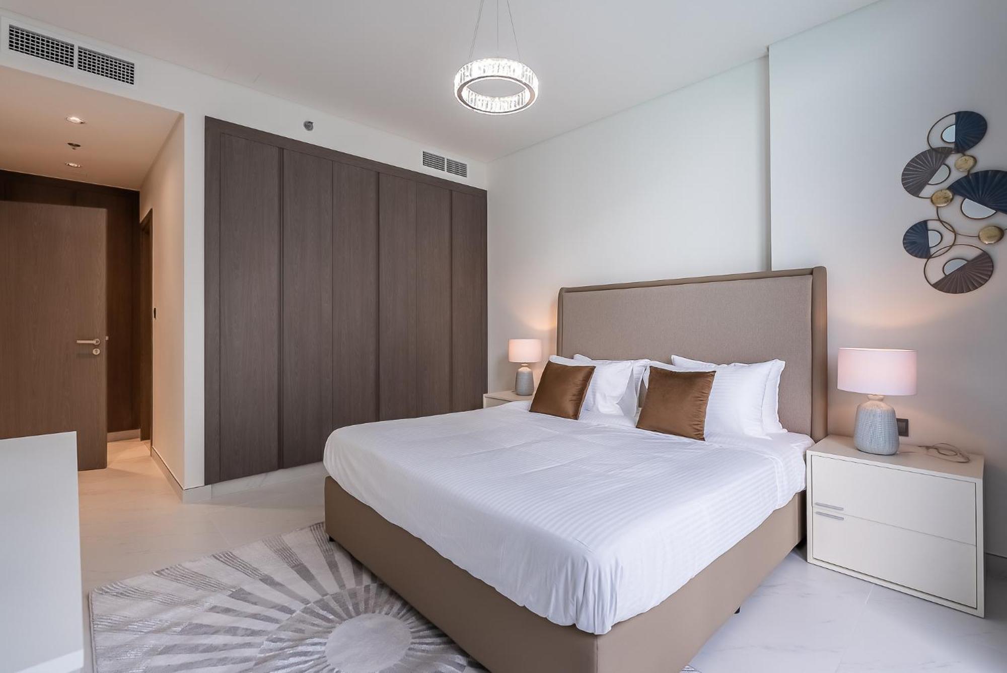 3Bdr With Maid Room I District One I Lagoons View Dubai Ngoại thất bức ảnh